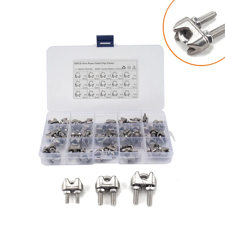 Foreign trade 32 boxes-M3 stainless steel 304 steel wire rope fixed sandwiches with M6 triangle ring online Foreign trade 32 boxes-M3 stainless steel 304 steel wire rope fixed sandwiches with M6 triangle ring online