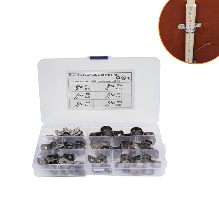 Foreign Trade 36 Box Set 304 Stainless Steel Thickening U -shaped Mating Card Mental Card U -shaped tube card online