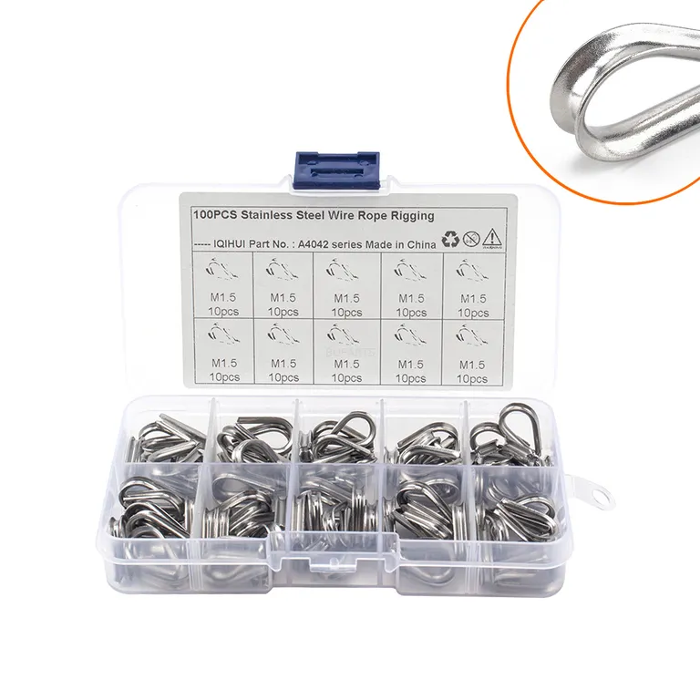 Foreign Trade -M1.5, M2, M3 stainless steel 304 steel wire rope cover, chicken heart ring, triangular ring box online Foreign Trade -M1.5, M2, M3 stainless steel 304 steel wire rope cover, chicken heart ring, triangular ring box online