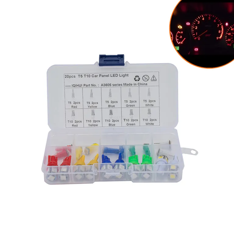 Foreign trade supplies 20 installation-T5/T10 car motorcycle modification LED steering lights display wide light indicator online Foreign trade supplies 20 installation-T5/T10 car motorcycle modification LED steering lights display wide light indicator online