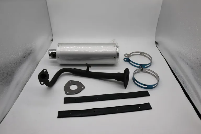 GY6 50CC motorcycle aluminum tube exhaust pipe online GY6 50CC motorcycle aluminum tube exhaust pipe online