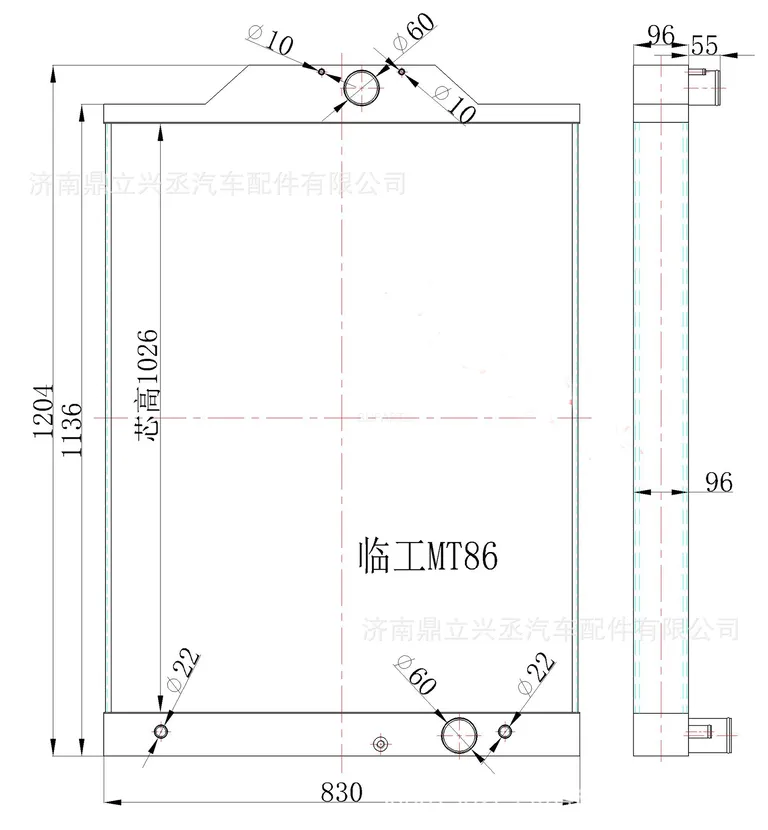 Lingong loader water tank radiator shovel wide -body vehicle 4110001065 radiator MT86 968N online Lingong loader water tank radiator shovel wide -body vehicle 4110001065 radiator MT86 968N online