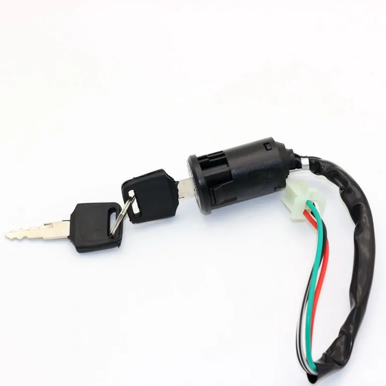 Mini Motorcycle 4-line electric door lock ATV four-wheeled beach car dots fire switch accessories 50-125cc online Mini Motorcycle 4-line electric door lock ATV four-wheeled beach car dots fire switch accessories 50-125cc online