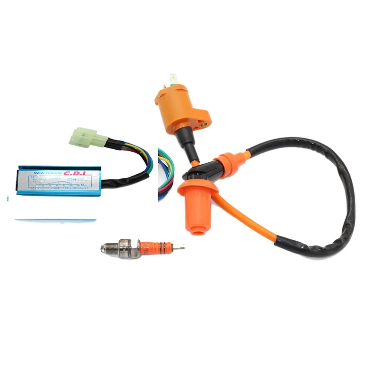 Motorcycle igniter kit modified GY6 ignition high -voltage bag spark plug one three -in -one online Motorcycle igniter kit modified GY6 ignition high -voltage bag spark plug one three -in -one online