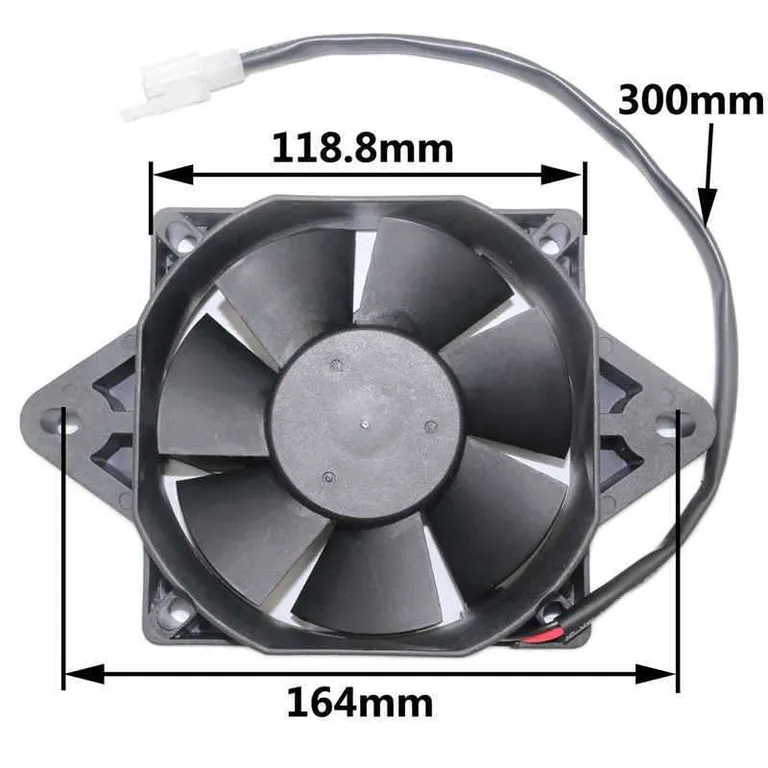 Motorcycle water tank cooling fan ATV beach car cooler accessories 250cc kart plastic fan online Motorcycle water tank cooling fan ATV beach car cooler accessories 250cc kart plastic fan online