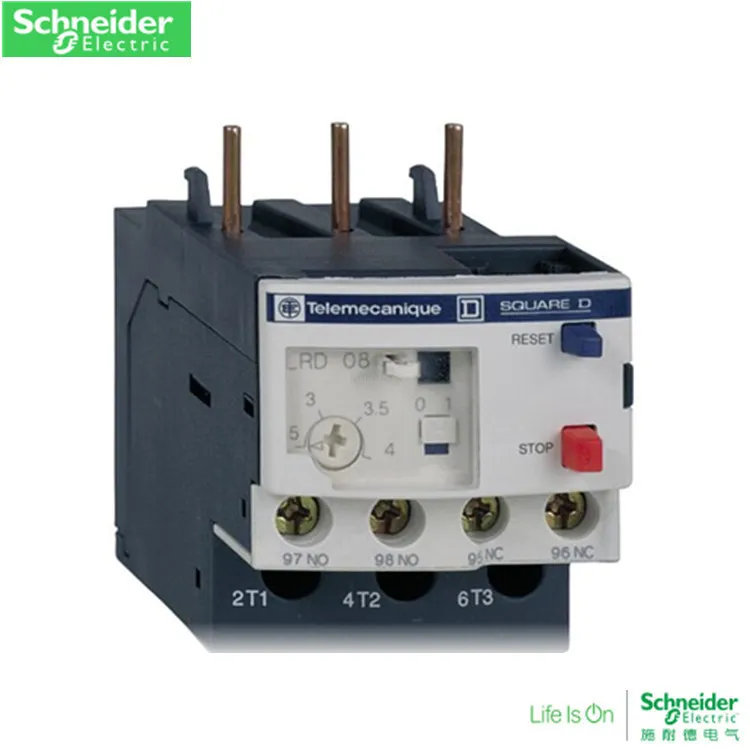 Schneider LRD10C 4-6A overload relay electric heating bottom plate installation online Schneider LRD10C 4-6A overload relay electric heating bottom plate installation online