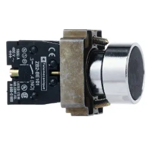 Schneider XB2B metal series button XB2BA21C flat head button ? 22 spring reset 1NO online Schneider XB2B metal series button XB2BA21C flat head button ? 22 spring reset 1NO online