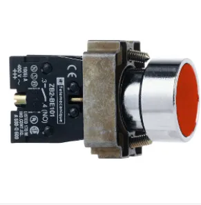 Schneider XB2B metal series button XB2BA42C flat head button ? 22 spring reset 1NO online Schneider XB2B metal series button XB2BA42C flat head button ? 22 spring reset 1NO online