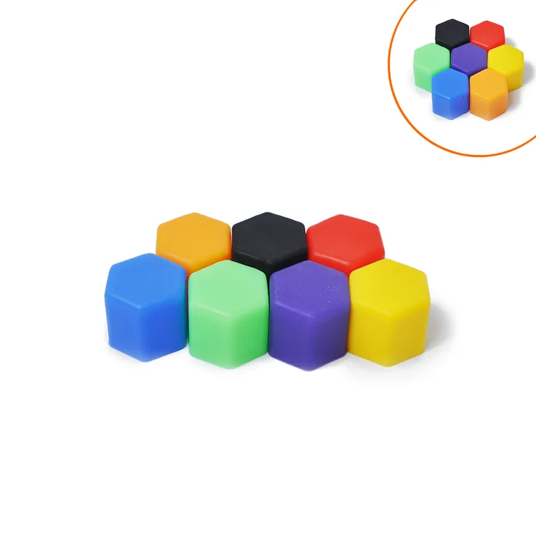 selling automotive wheel hub hexagonal screw protection cap No. 17 Environmental Silicon glue dust cap 20 online