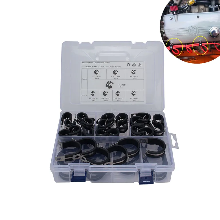 sells-45 only 1 type of specifications-stainless steel 304 plus rubber band hoe hub folding R-shaped throat hoop online sells-45 only 1 type of specifications-stainless steel 304 plus rubber band hoe hub folding R-shaped throat hoop online