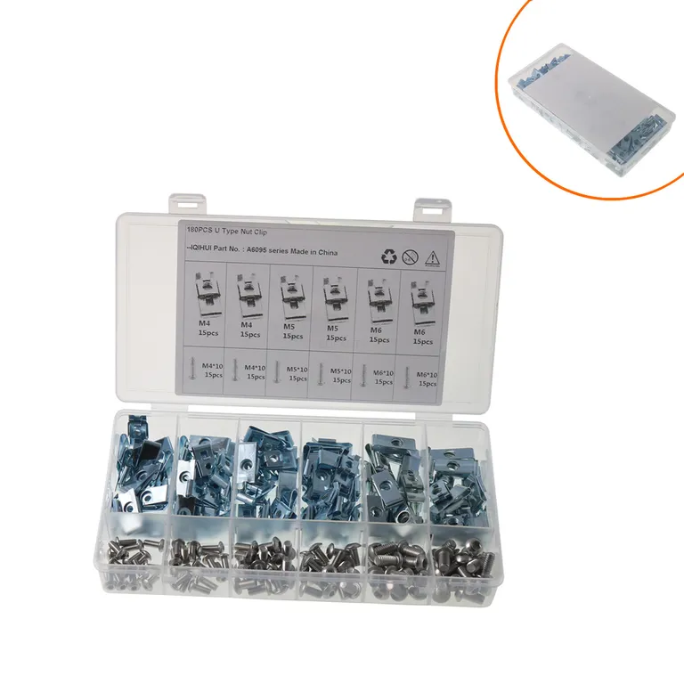 Slider fixed nut M4M5M6 U -shaped clamping nut -type nut 180 installed blue -white zinc with screw online Slider fixed nut M4M5M6 U -shaped clamping nut -type nut 180 installed blue -white zinc with screw online