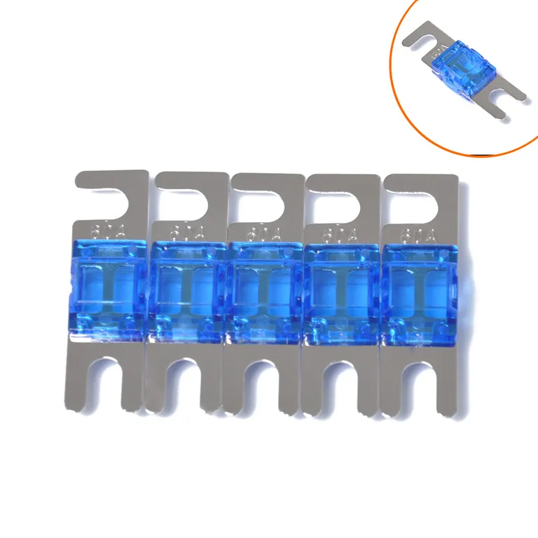 Small car fan fork bolt blue fuse 60A for mini anl fuse fuse nickel plating 5 installation online Small car fan fork bolt blue fuse 60A for mini anl fuse fuse nickel plating 5 installation online