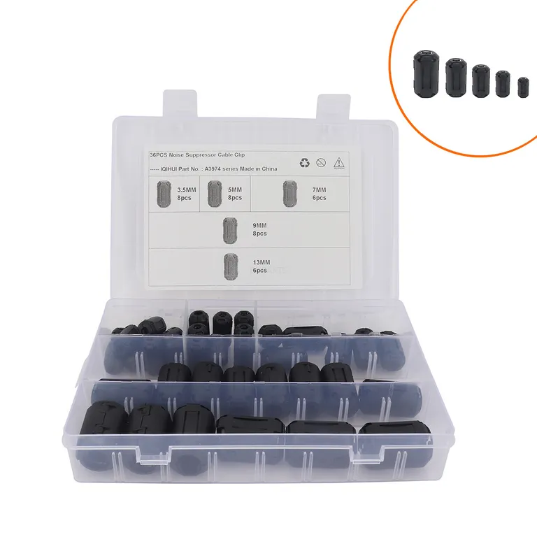 The best -selling box installed UF90B anti -interference shielding and demagnetic ring,five specifications ofblocking magnetic ring can be mixed in batches online