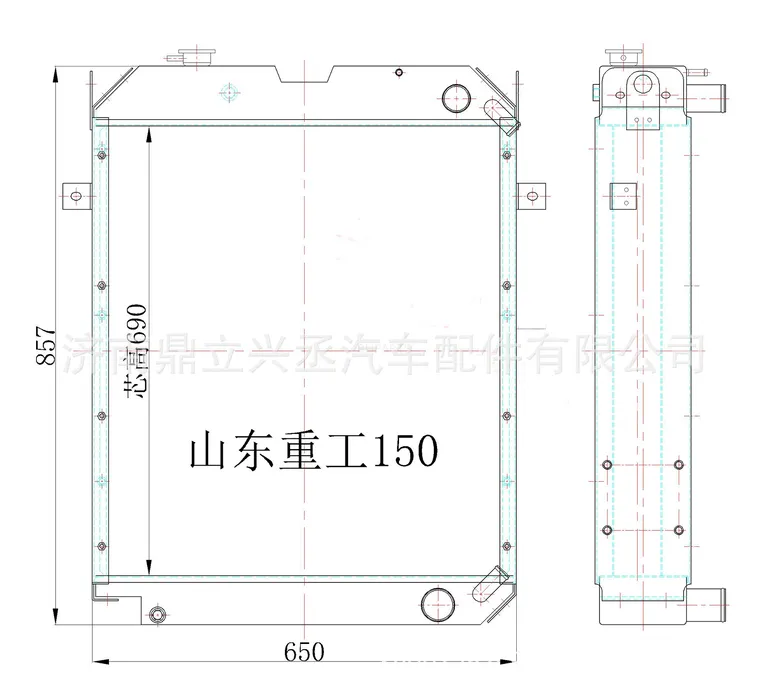 Yamongong loader water tank radiator 150 30E-1 30E-2 30F manufacturer online Yamongong loader water tank radiator 150 30E-1 30E-2 30F manufacturer online