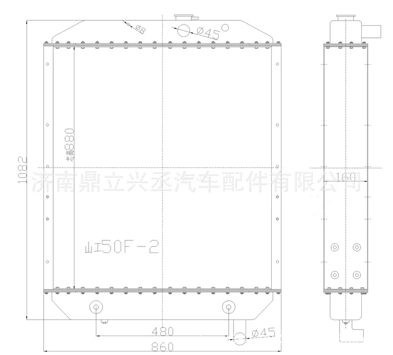 Yamongong loader water tank radiator mountain industry 50F 50F-2 650 650BS manufacturers online Yamongong loader water tank radiator mountain industry 50F 50F-2 650 650BS manufacturers online